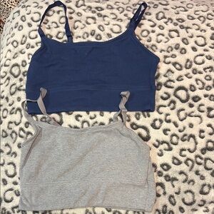 Hanes Women's Bras - Navy and Gray